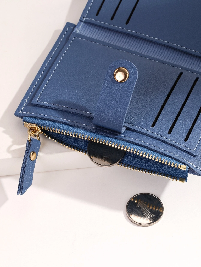 Billetera azul mini monedero - 2581
