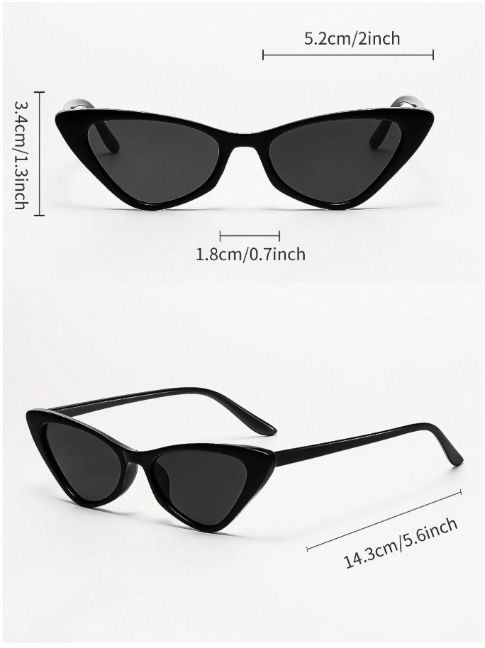 Lentes 3 pack negros - 2704