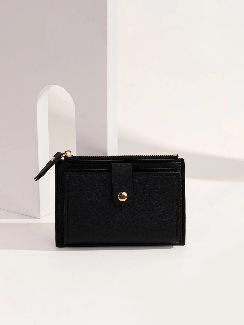 Billetera mini monedero negro - 2830