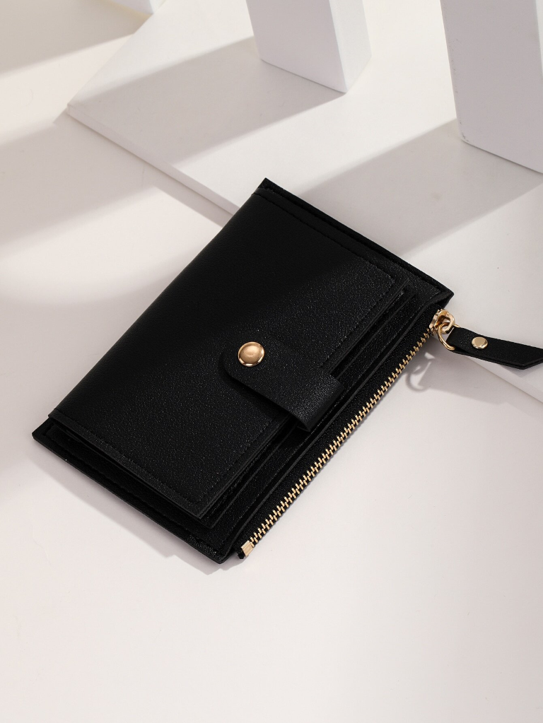 Billetera mini monedero negro - 2830