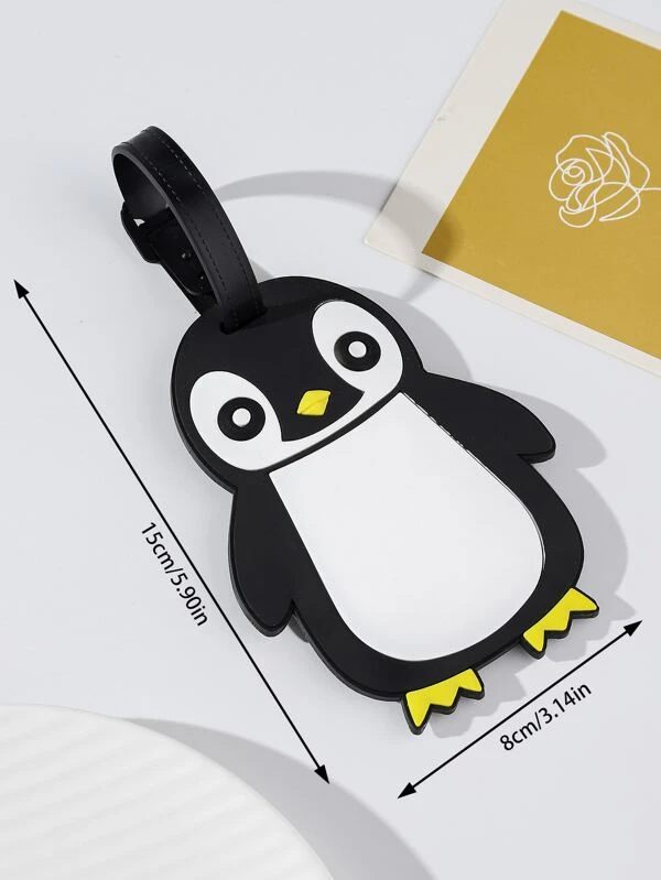 Etiqueta de equipaje pingüino - 3076