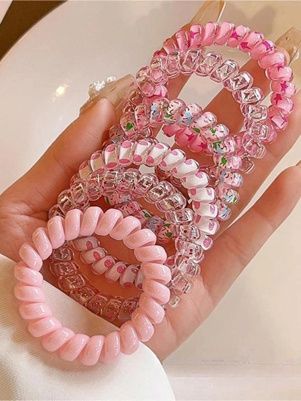Colas 6 pack espirales rosa - 3189