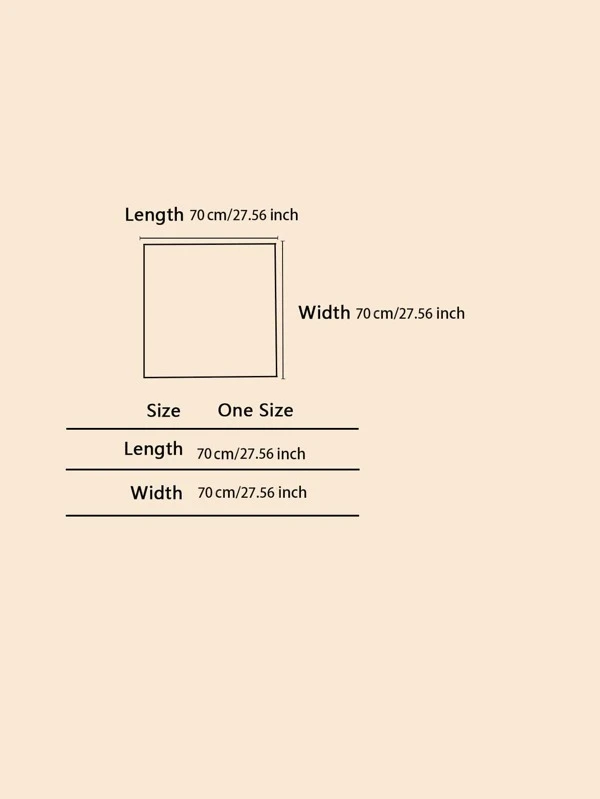 Pañuelo rosa estampado flor grande - 3555