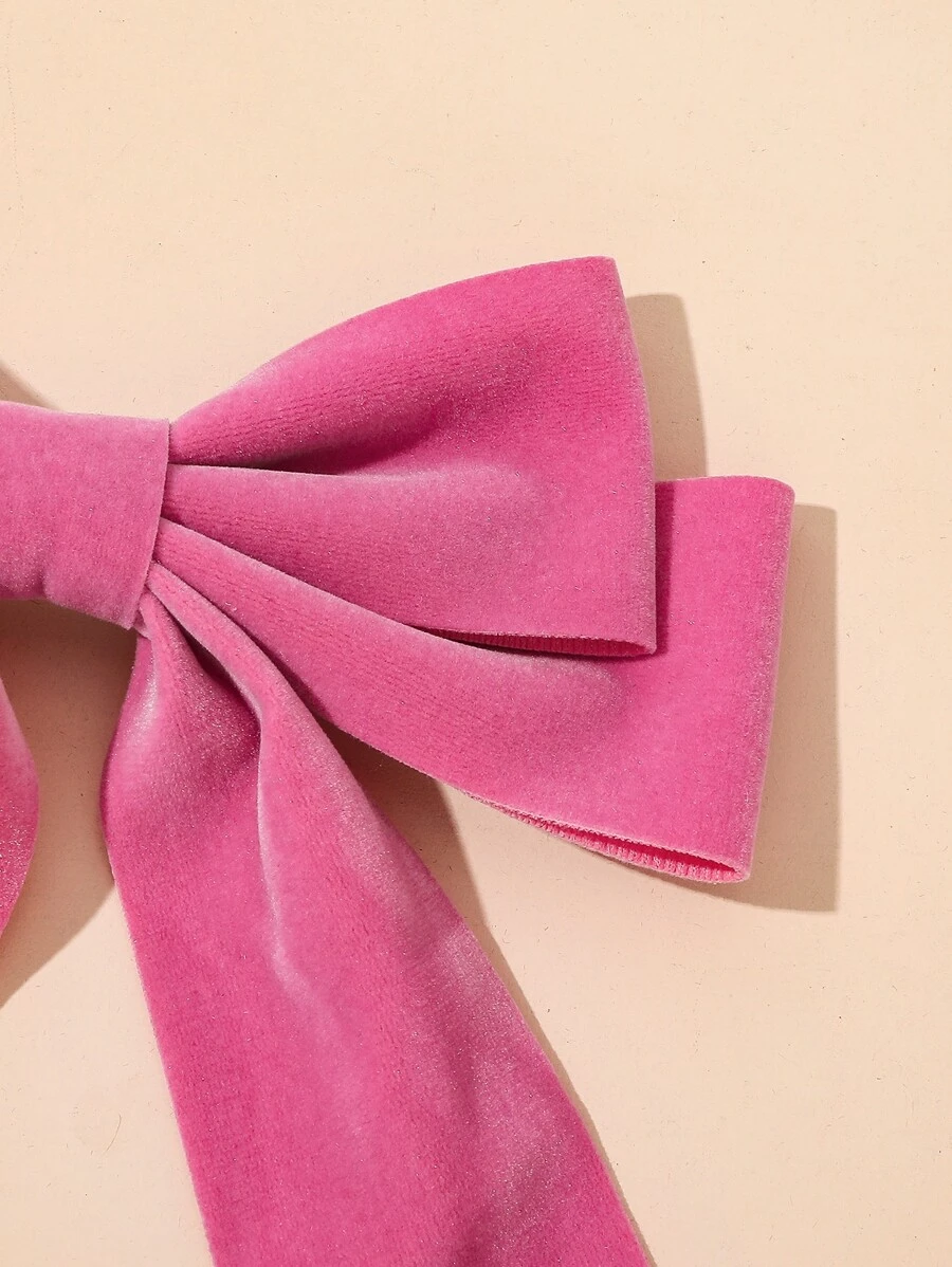 Lazos rosa de terciopelo - 3691