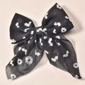 Lazos negro estampado floral - 3808