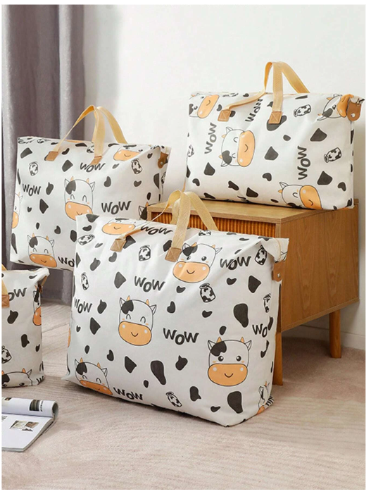 Organizador blanco estampado vaquita - 4053