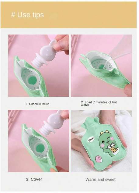 Bolsas térmica rosa con textura conejitos - 4208