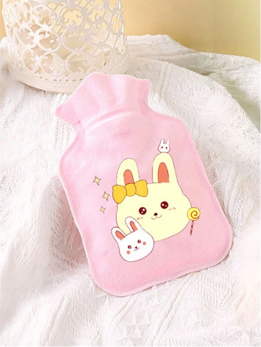 Bolsas térmica rosa con textura conejitos - 4208