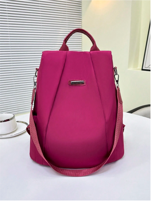 Mochila rosa fucsia antirobo - 4624