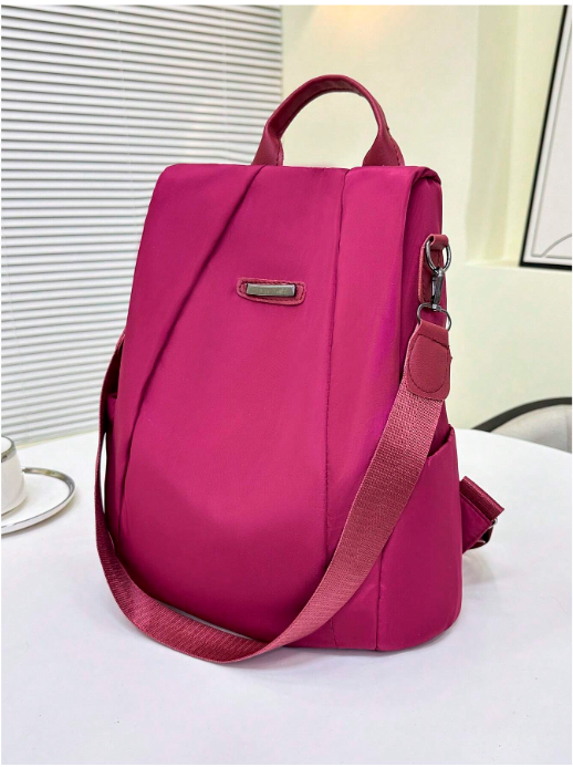 Mochila rosa fucsia antirobo - 4624