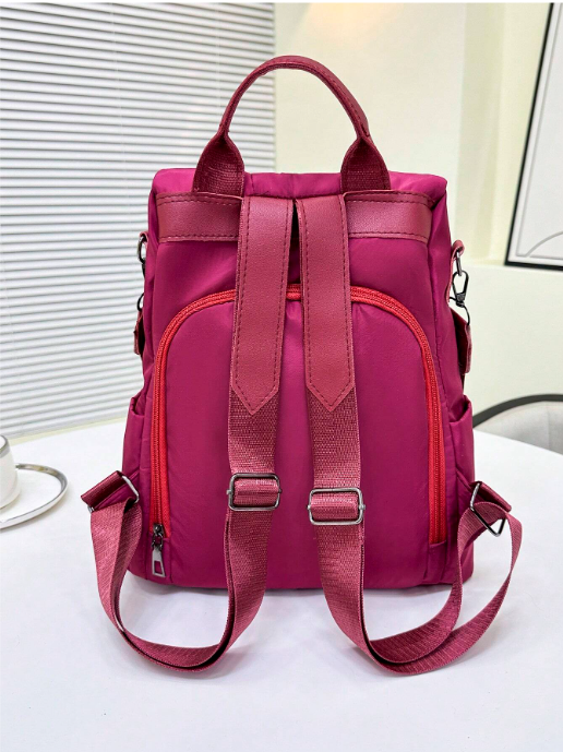 Mochila rosa fucsia antirobo - 4624