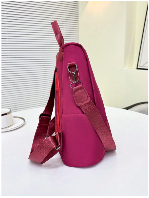 Mochila rosa fucsia antirobo - 4624