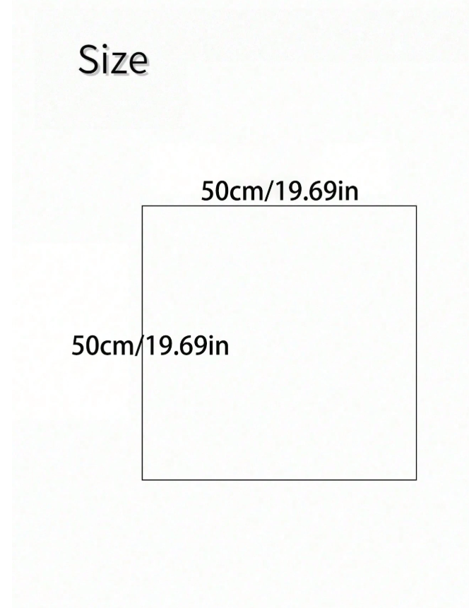 Pañuelo bordes marron estampado de cadenas - 4978