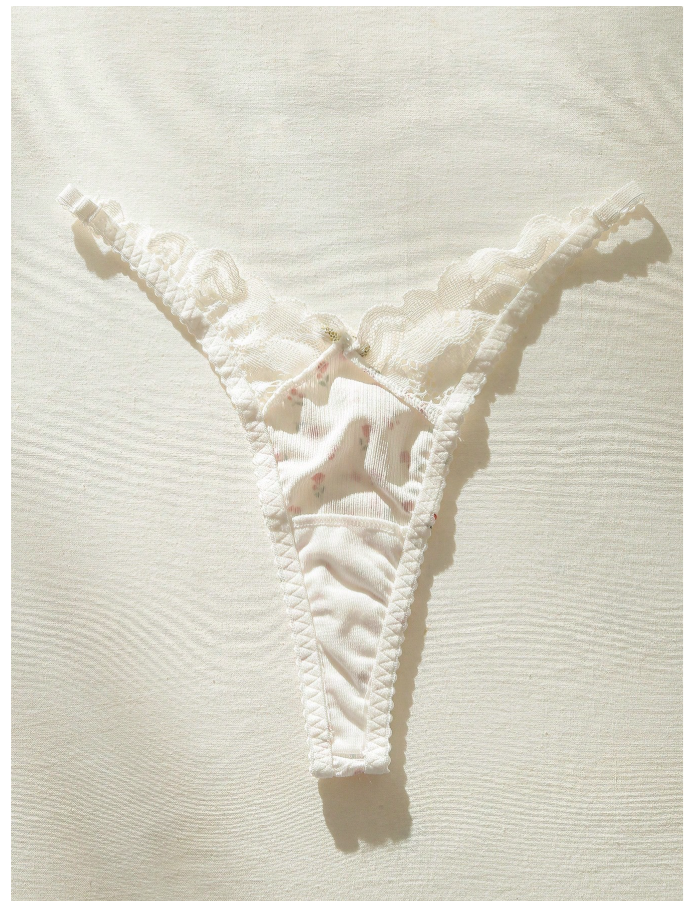 3 pack panty blancos estampado floral - 5176
