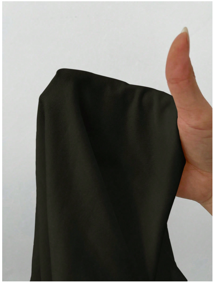 Crop top verde oscuro un hombro corte asimetrico - 5458