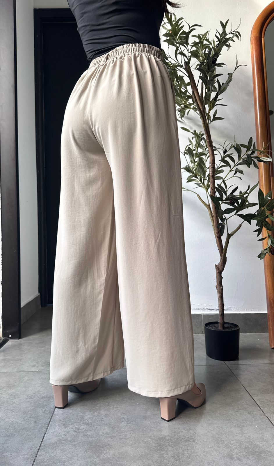 Pantalon caqui de vestir bolsillos frontales - 5708CA