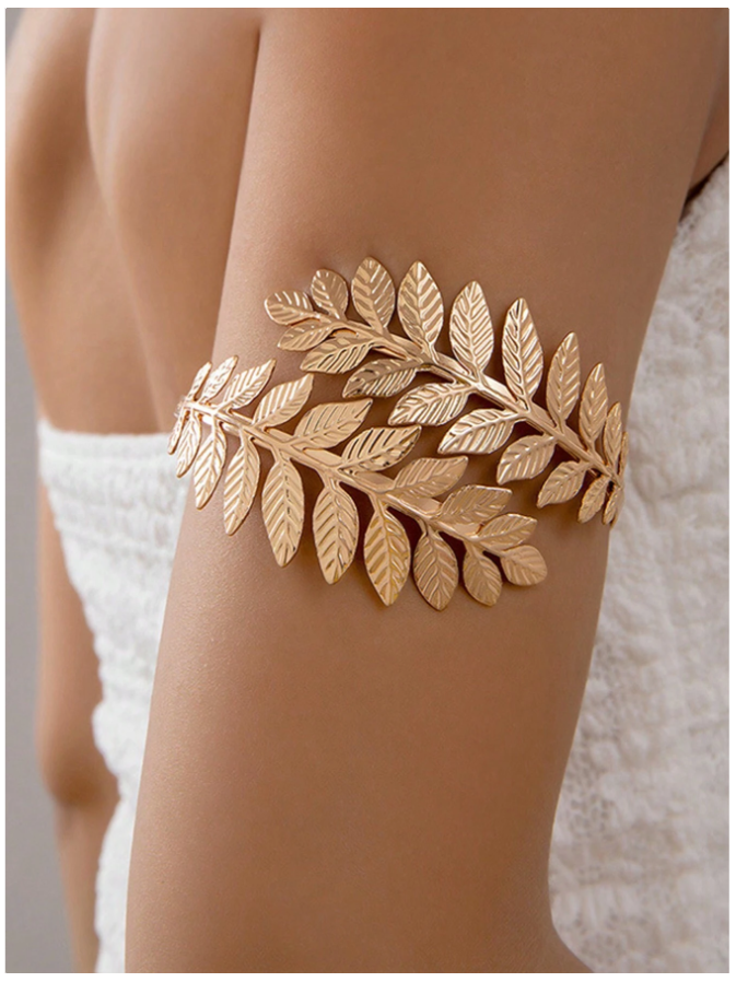 Brazalete en Forma de Hoja – Natural y Sutil - 5754