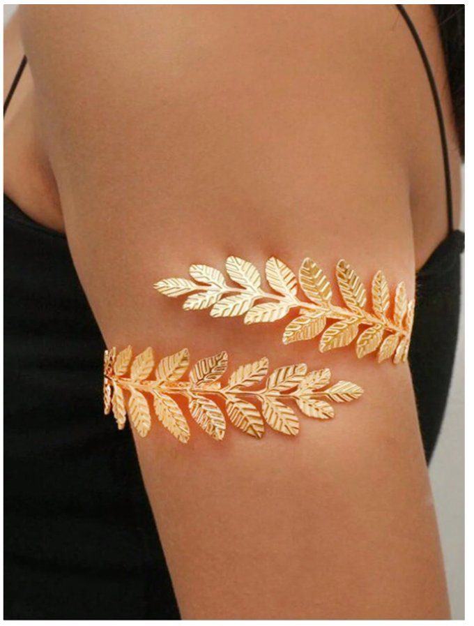 Brazalete en Forma de Hoja – Natural y Sutil - 5754