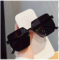 Lentes negros marco cuadrado grande - 5805