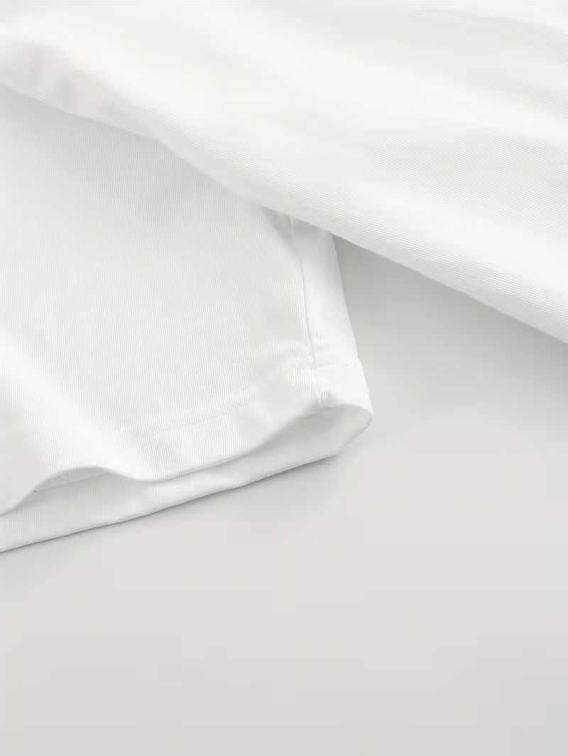 Camisa blanca 100% algodón estampada flores grandes oversize - 5825