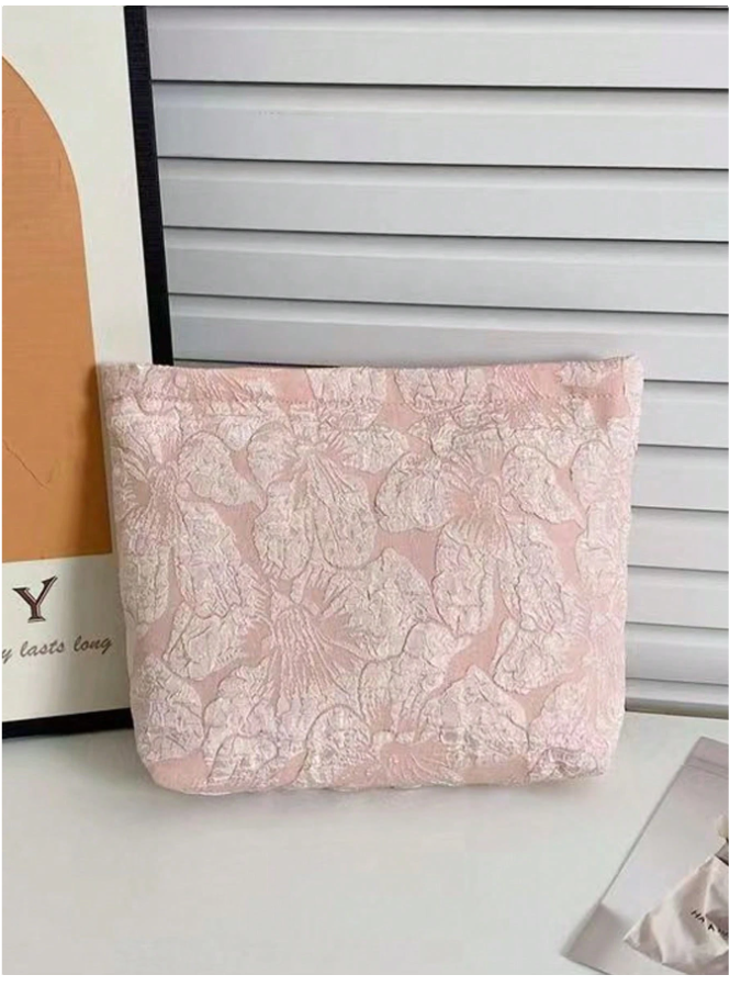 Cosmetiquera rosa floral - 5827