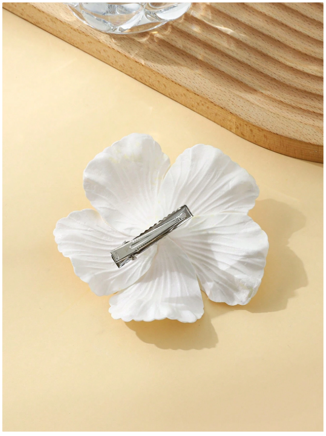 Pinza flor blanca - 5848