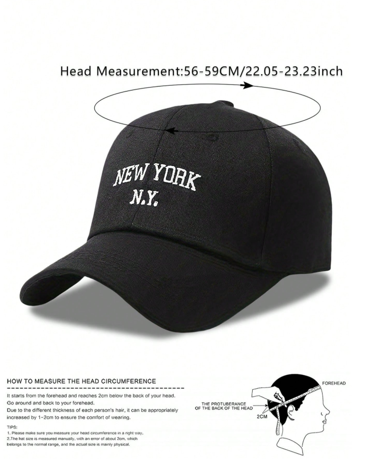 Gorra negra New York - 5882