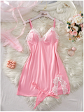 Camison rosa con encaje (incluye hilo) - 5893