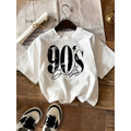 Camisa blanca 100% algodón 90´s babe oversize - 5905