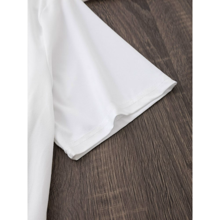 Camisa blanca 100% algodón 90´s babe oversize - 5905