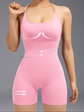Enterizo rosa sport de tirantes - 5911