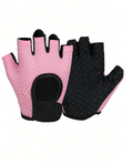 Guantes p/ gym rosa con negro - 5912