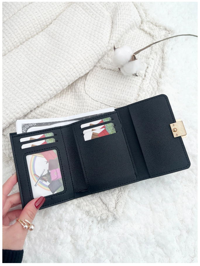 Billetera mini blanco & negro - 5913
