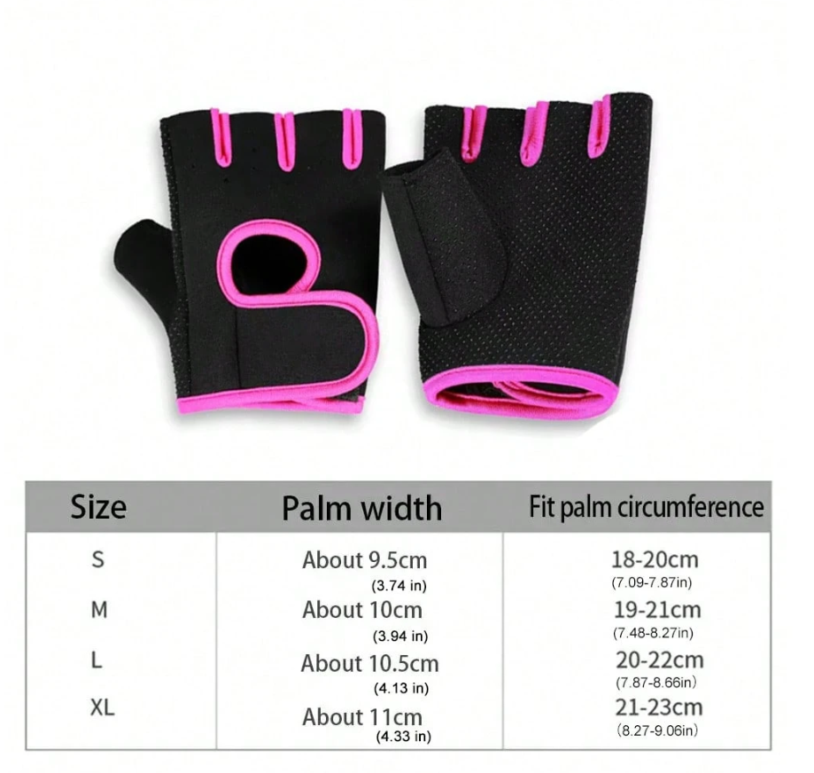 Guante p/gym gris con negro - 5918