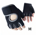 Guante p/gym gris con negro - 5918