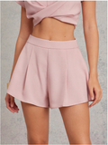 Short rosa bebé plisado - 5959