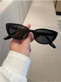 Lentes negros ojo de gato - 5963