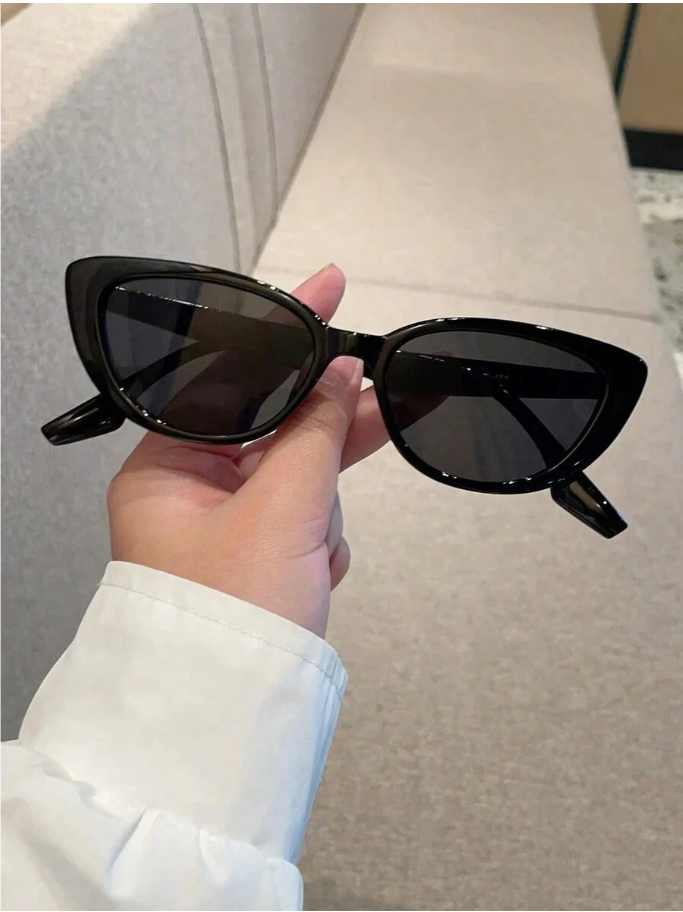 Lentes negros ojo de gato - 5963