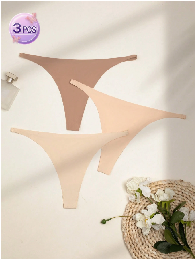3 pack panty sin costura estilo hilo - 5982