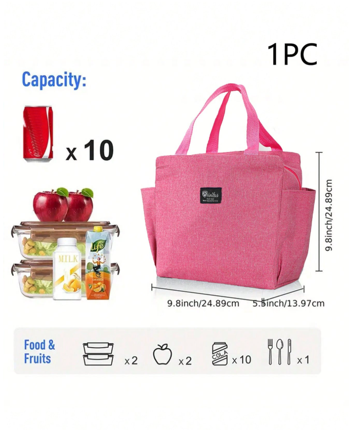 Bolso térmico rosa fucsia - 6013