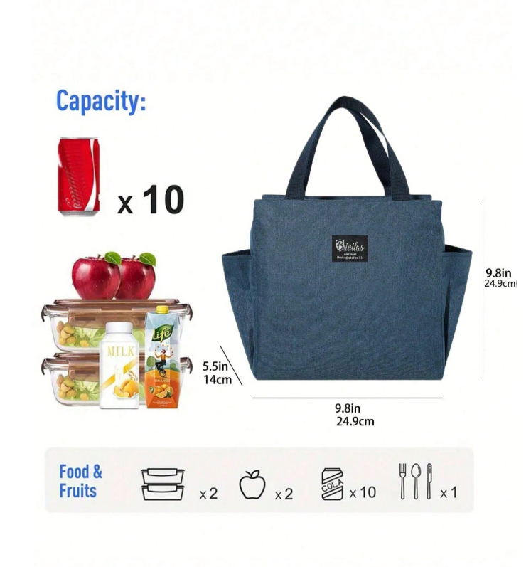 Bolso térmico azul marino - 6014