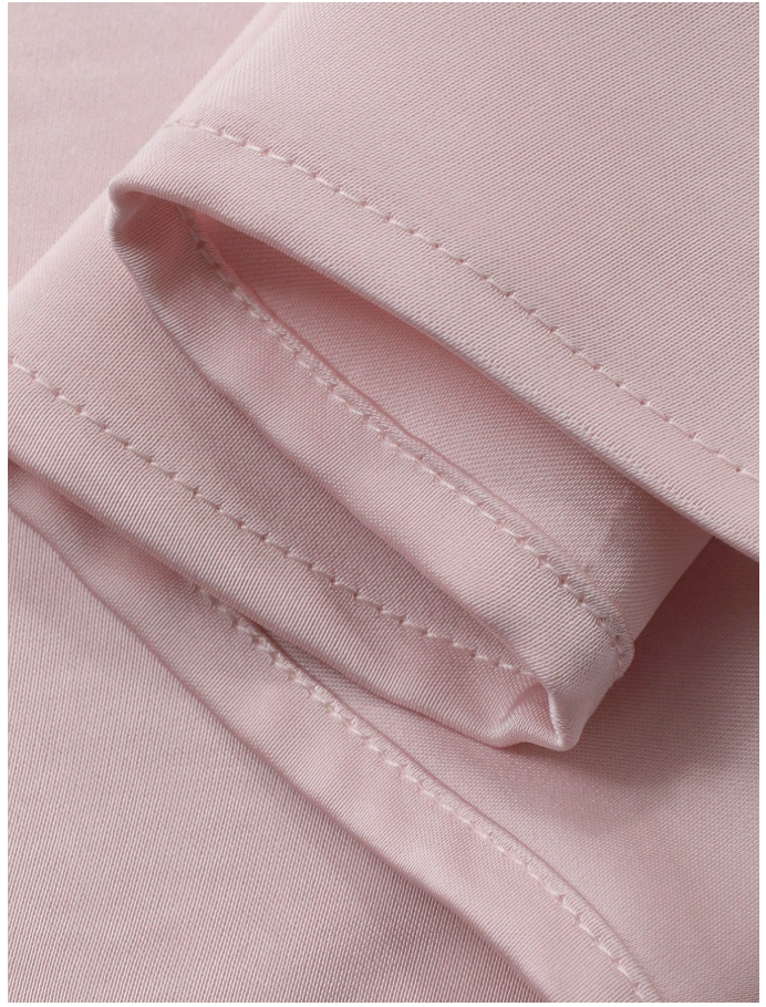 Crop top rosa de tirantes con encaje blanco parte superior - 6050