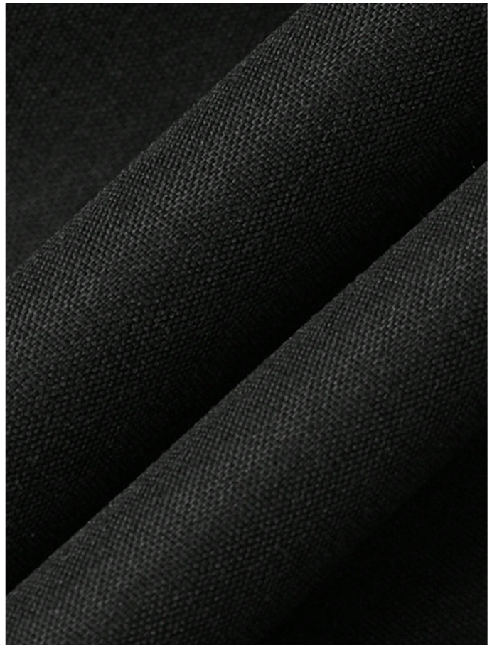 Skort negro abertura en pierna - 6076