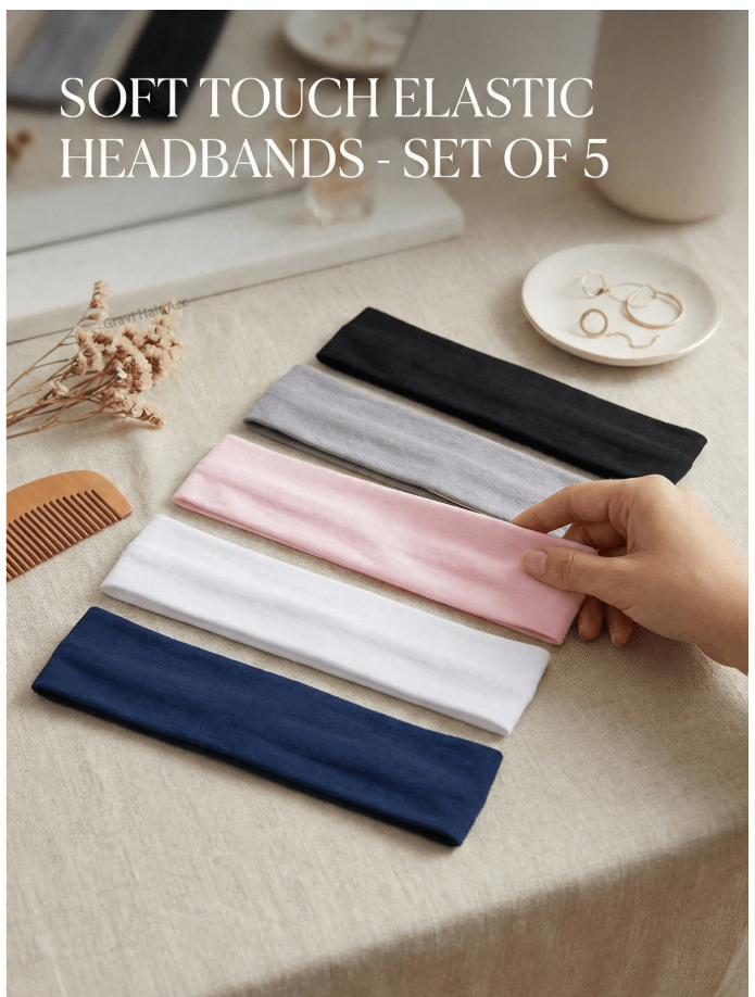 5 pack bandas para el cabello - 6082