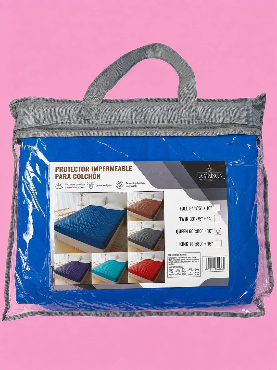 Cubre colchón impermeable tamaño queen - 6096