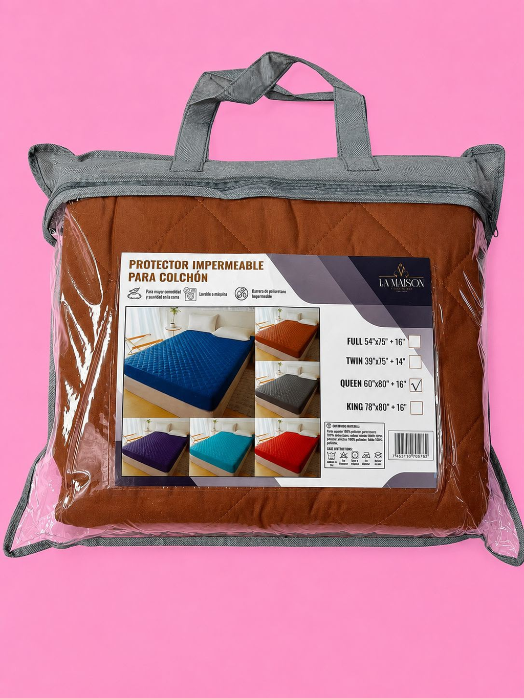 Cubre colchón impermeable tamaño queen - 6096