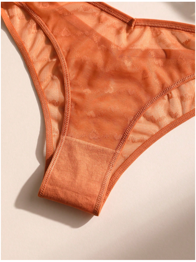 4 pack panty con corazones - 6112