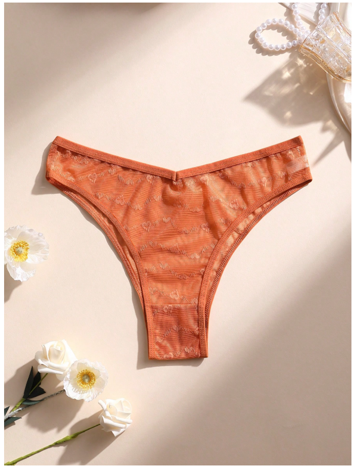 4 pack panty con corazones - 6112