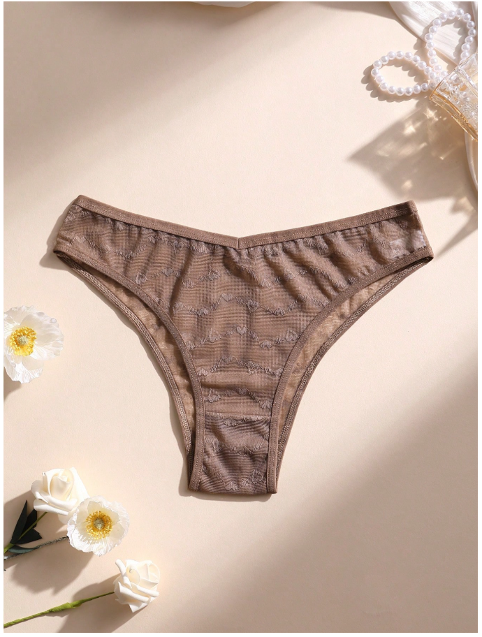 4 pack panty con corazones - 6112