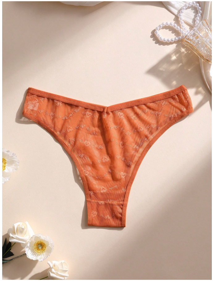 4 pack panty con corazones - 6112